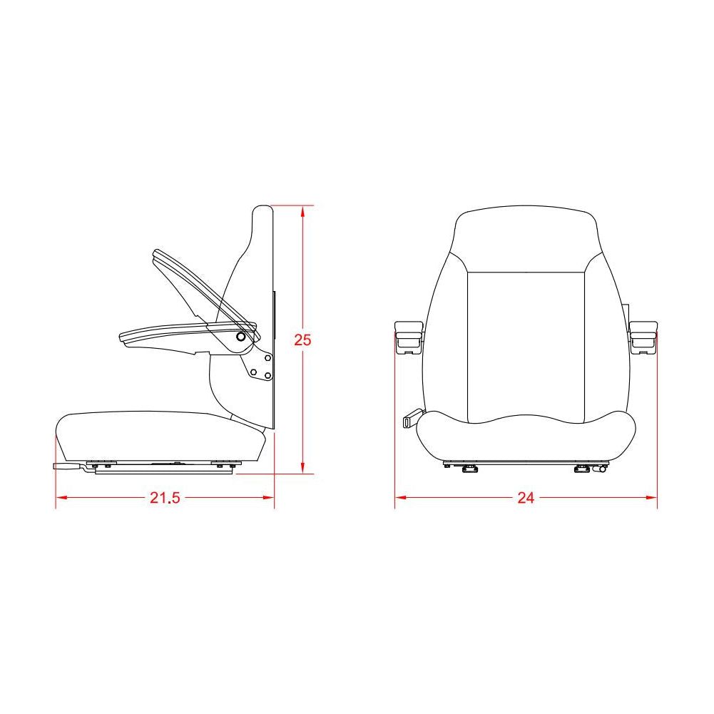 Tractor Fork Lift Loader Zero Turn Lawn Mower Seat