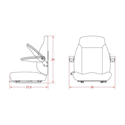 Tractor Fork Lift Loader Zero Turn Lawn Mower Seat