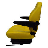 Skid Loader Compact Lawn Mower Garden Tractor Seat w/ Suspension