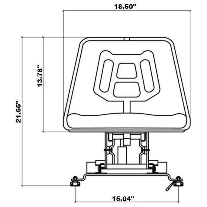 International Harvester Farm Tractor Suspension Seat