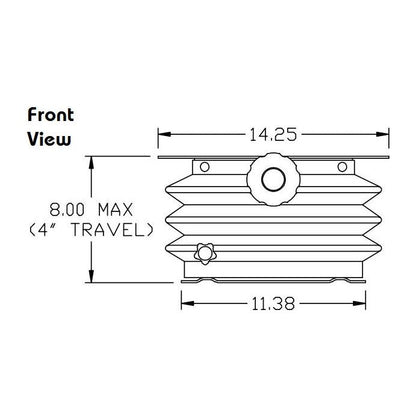 Tractor Seat Narrow Mechanical Suspension for Pilot