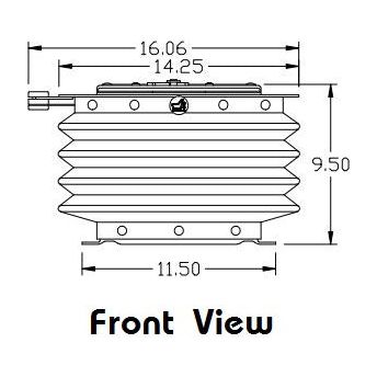 12v Tractor Seat Air Suspension for Pilot