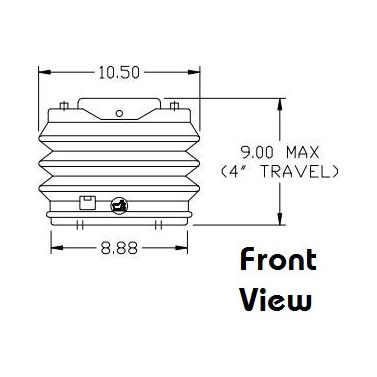12v Narrow Tractor Seat Air Suspension for Pilot