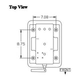 Narrow Compact Base Tractor Seat Mechanical Suspension for Pilot