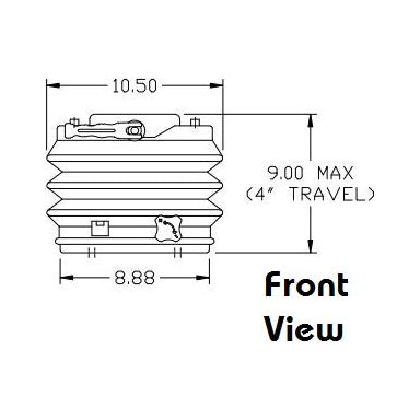 Tractor Seat Narrow Mechanical Suspension for Pilot