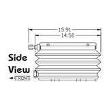 Narrow Compact Base Tractor Seat Mechanical Suspension for Pilot