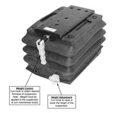 Narrow Compact Base Tractor Seat Mechanical Suspension for Pilot