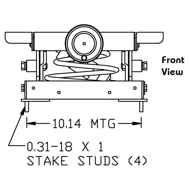 Heavy Duty Mechanical Seat Suspension for Seats Inc.