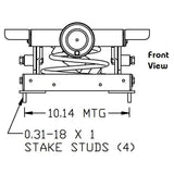 Tractor Seat Heavy Duty Mechanical Suspension