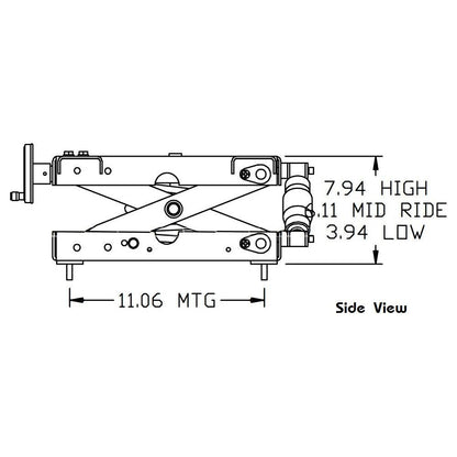 Heavy Duty Mechanical Seat Suspension for Seats Inc.