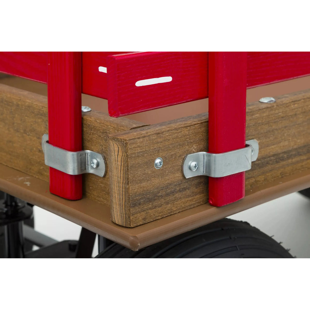 22″ x 40″ (Red) 520 Speedway Express POLY Garden Wagon w/ Side Racks 1000 #