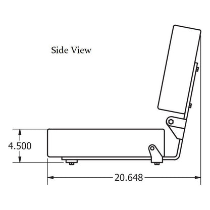 Universal Economy Forklift Seat w/ Slides