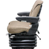 12v Tractor Seat for John Deere 6R Command Arm w/ Air Suspension