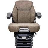 12v Tractor Seat for John Deere 6R Command Arm w/ Air Suspension