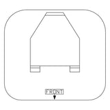 Comfort Classic Seat Assembly w/ Hinge for Allis Chalmers