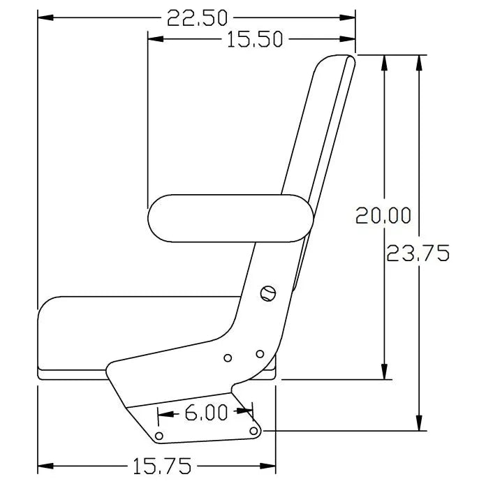 Case / International Harvester / Massey Ferguson Seat Assembly
