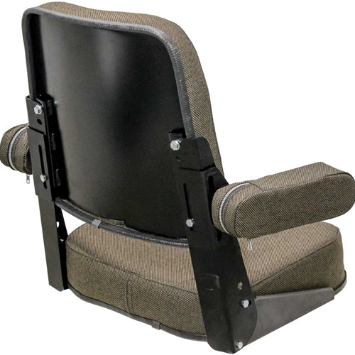 Comfort Classic Vinyl Tractor Seat Assembly for John Deere