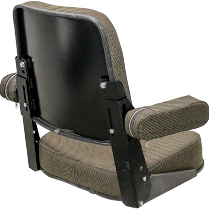 Comfort Classic Vinyl Tractor Seat Assembly for John Deere