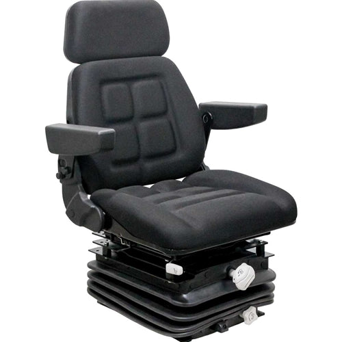 High Back Mechanical Suspension Seat w/ Swivel by Pilot