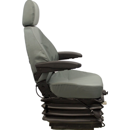 24v Heavy Duty Excavator / Dump Truck Seat w/ Air Suspension