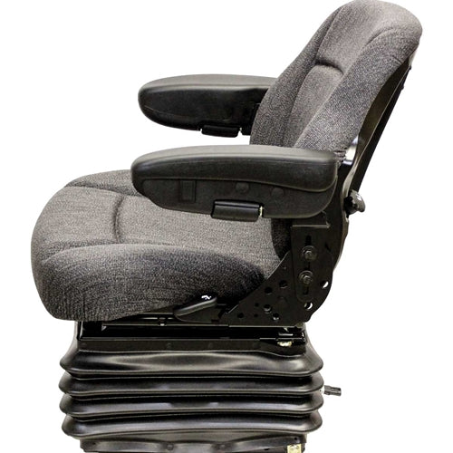 12v Heavy Duty Excavator / Dump Truck Seat w/ Air Suspension