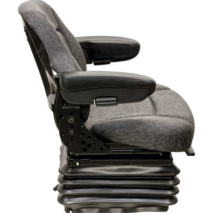 12v Heavy Duty Excavator / Dump Truck Seat w/ Air Suspension