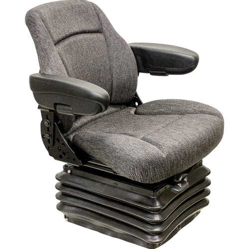 12v Heavy Duty Excavator / Dump Truck Seat w/ Air Suspension
