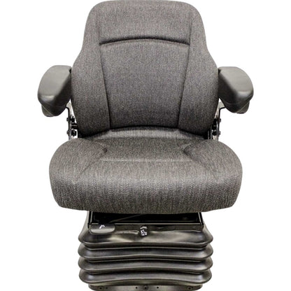 12v Heavy Duty Excavator / Dump Truck Seat w/ Air Suspension
