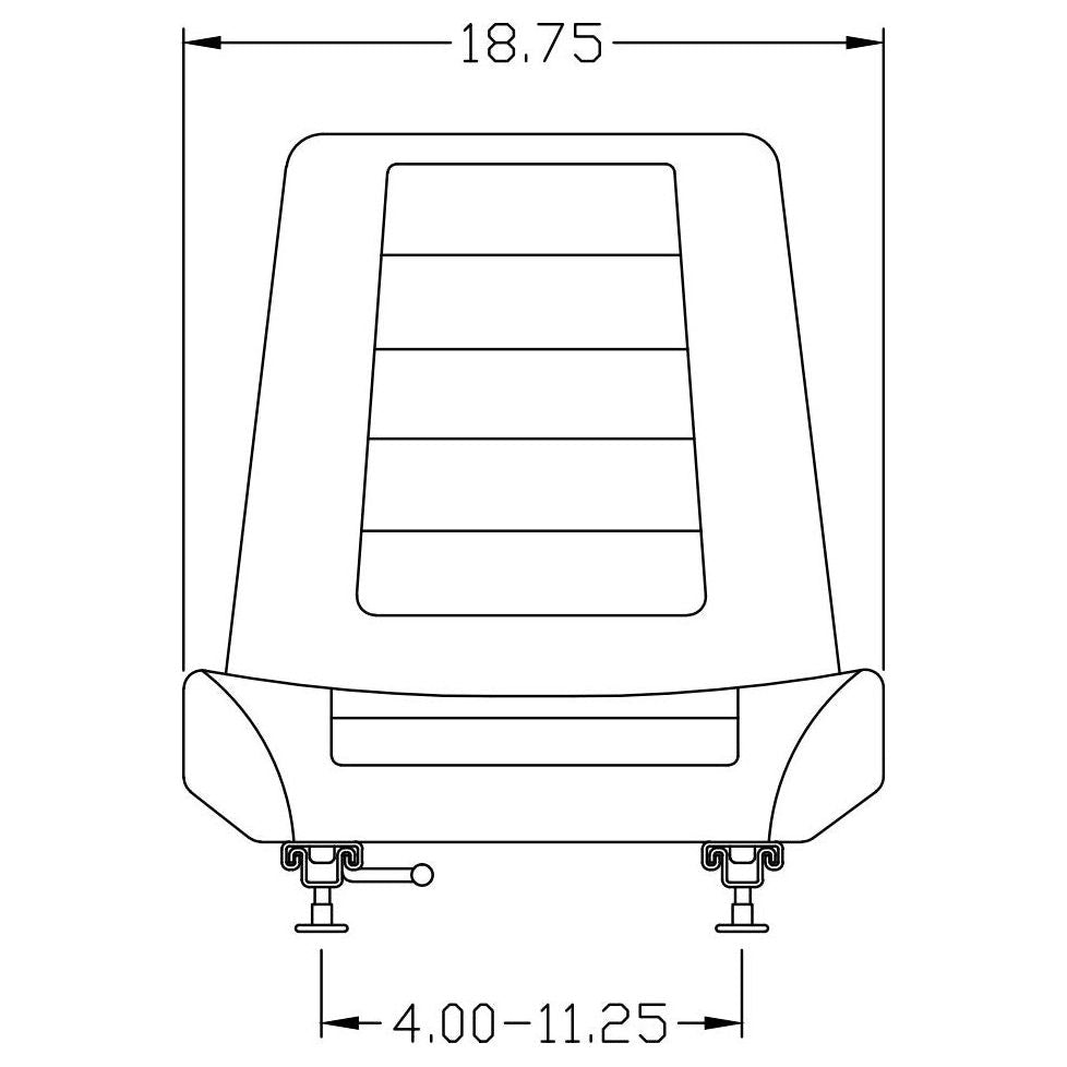 Tractor Seat for Lifts, Mowers, Cranes