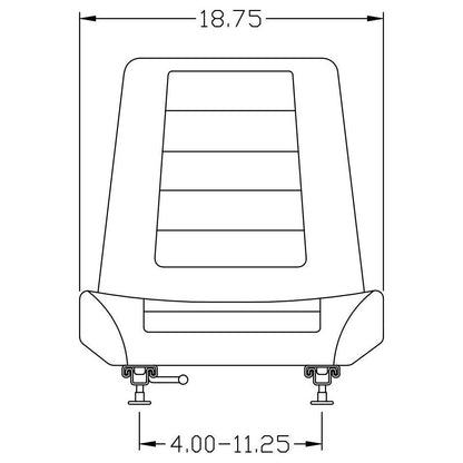 Tractor Seat for Lifts, Mowers, Cranes