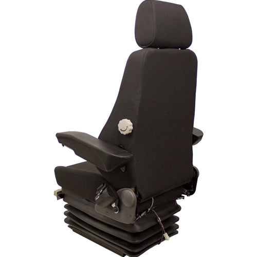 24v Heavy Duty Excavator / Dump Truck / Loader Seat w/ Air Suspension