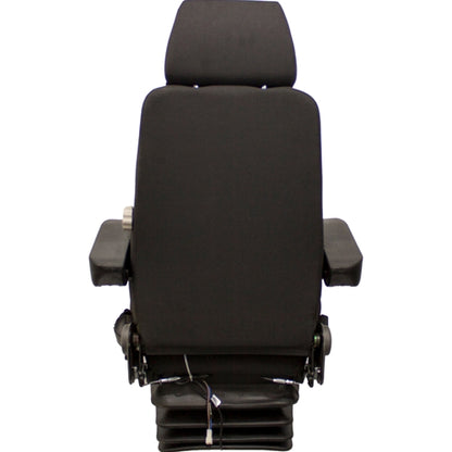 24v Heavy Duty Excavator / Dump Truck / Loader Seat w/ Air Suspension