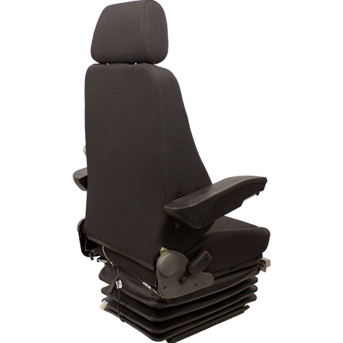 24v Heavy Duty Excavator / Dump Truck / Loader Seat w/ Air Suspension