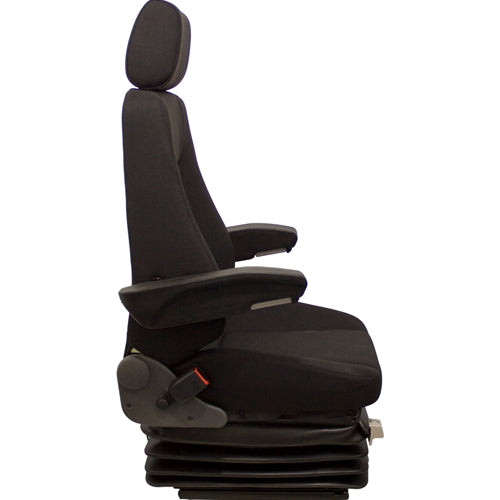 24v Heavy Duty Excavator / Dump Truck / Loader Seat w/ Air Suspension