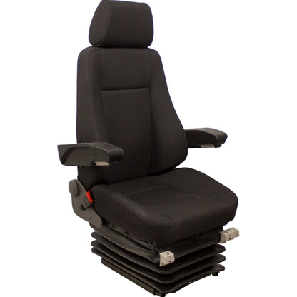 24v Heavy Duty Excavator / Dump Truck / Loader Seat w/ Air Suspension