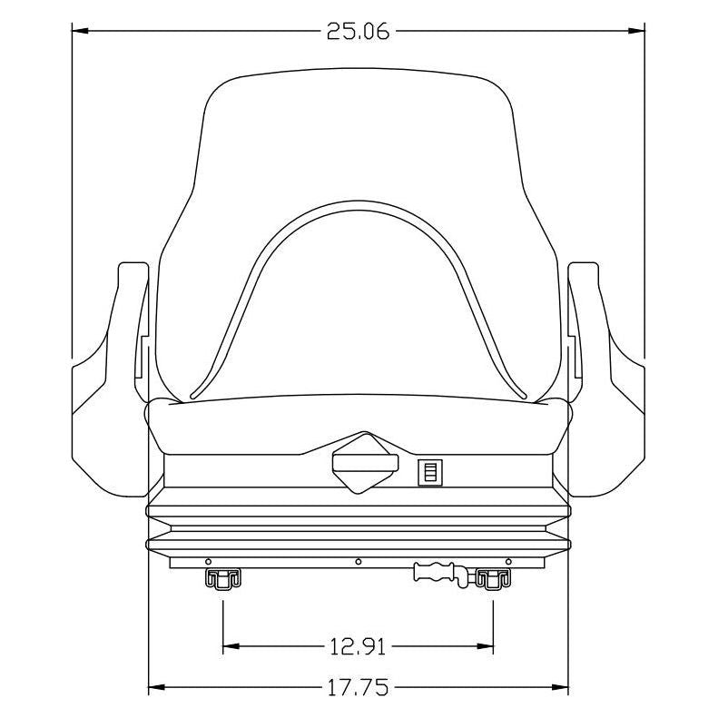 Fork Lift Truck Suspension Seat by Pilot