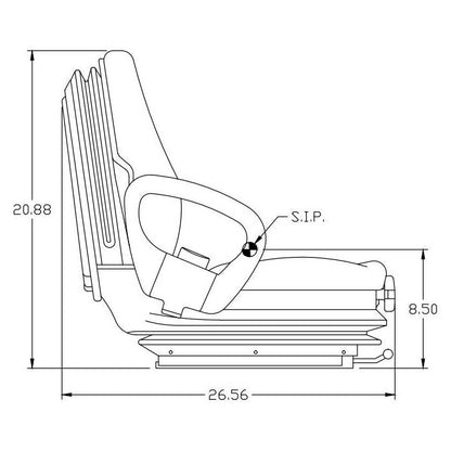 Fork Lift Truck Suspension Seat by Pilot