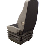 Heavy Duty Excavator / Dump Truck Seat w/ Suspension