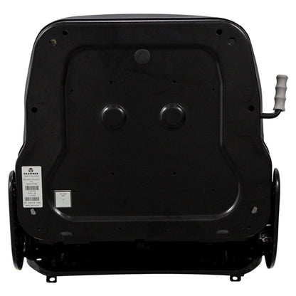 Grammer black excavator seat with integrated backrest suspension and side adjustment handle.