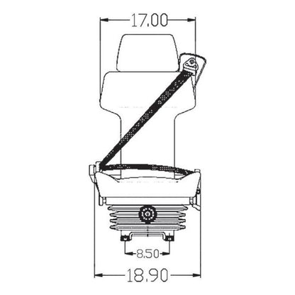 Scoop Tram, Boring Rig, Crane, Mucker, Excavator Seat w/ Suspension