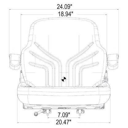 731 Vinyl Seat Replacement for Grammer