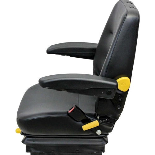 Excavator / Compactor / Loader Seat w/ Mechanical Suspension
