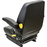 Excavator / Compactor / Loader Seat w/ Mechanical Suspension