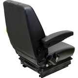 Excavator / Compactor / Loader Seat w/ Mechanical Suspension
