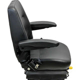 Excavator / Compactor / Loader Seat w/ Mechanical Suspension