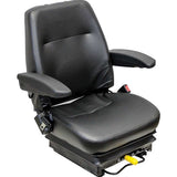 Excavator / Compactor / Loader Seat w/ Mechanical Suspension