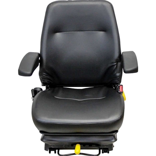 Excavator / Compactor / Loader Seat w/ Mechanical Suspension