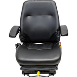 Excavator / Compactor / Loader Seat w/ Mechanical Suspension