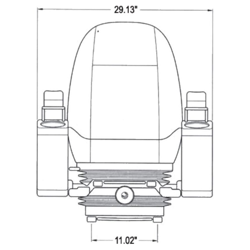 Excavator/ Dozer / Compactor / Loader Seat w/ Suspension / Pods