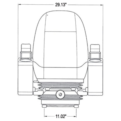 Excavator/ Dozer / Compactor / Loader Seat w/ Suspension / Pods